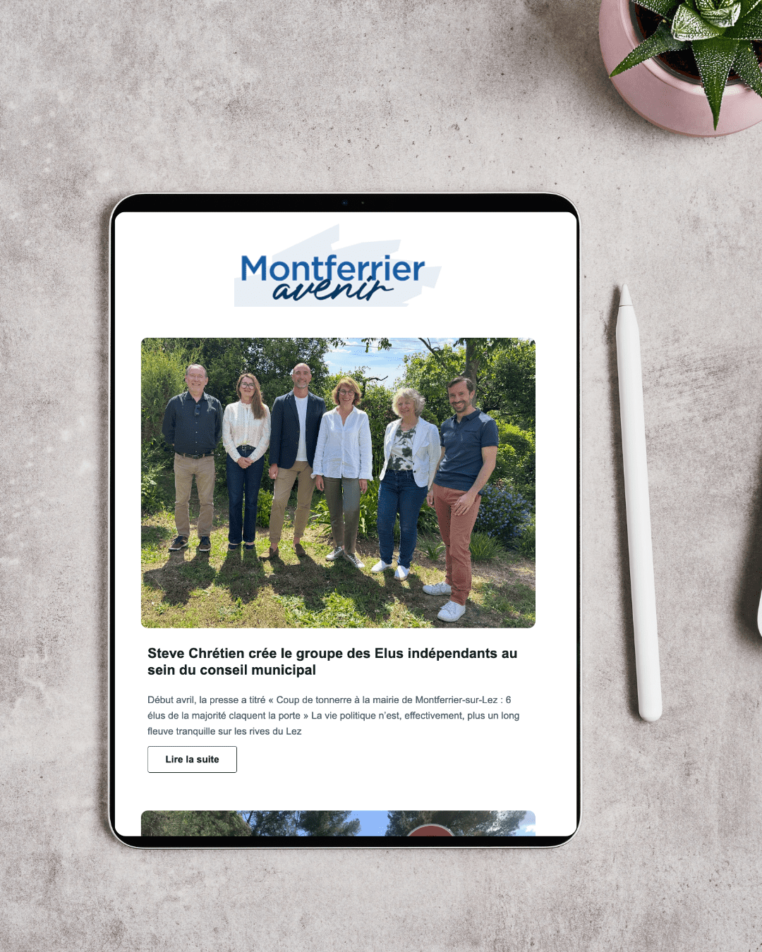 Black and White Minimalist Tablet Mockup Instagram Post